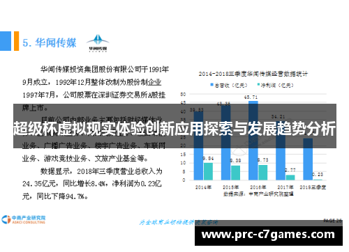 超级杯虚拟现实体验创新应用探索与发展趋势分析 超级杯虚拟现实体验创新应用探索与发展趋势分析